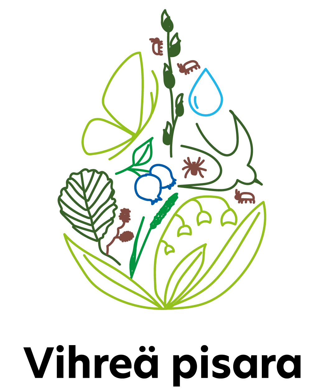 Operaatio Vihreä Pisara-hankkeen logo.