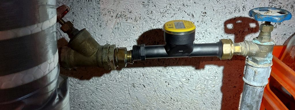 Water meter.