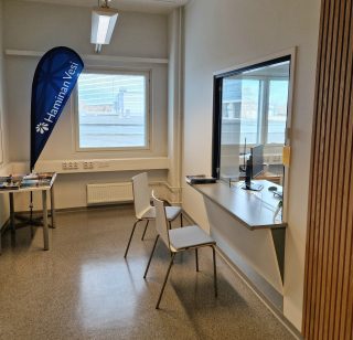 Customer service desk